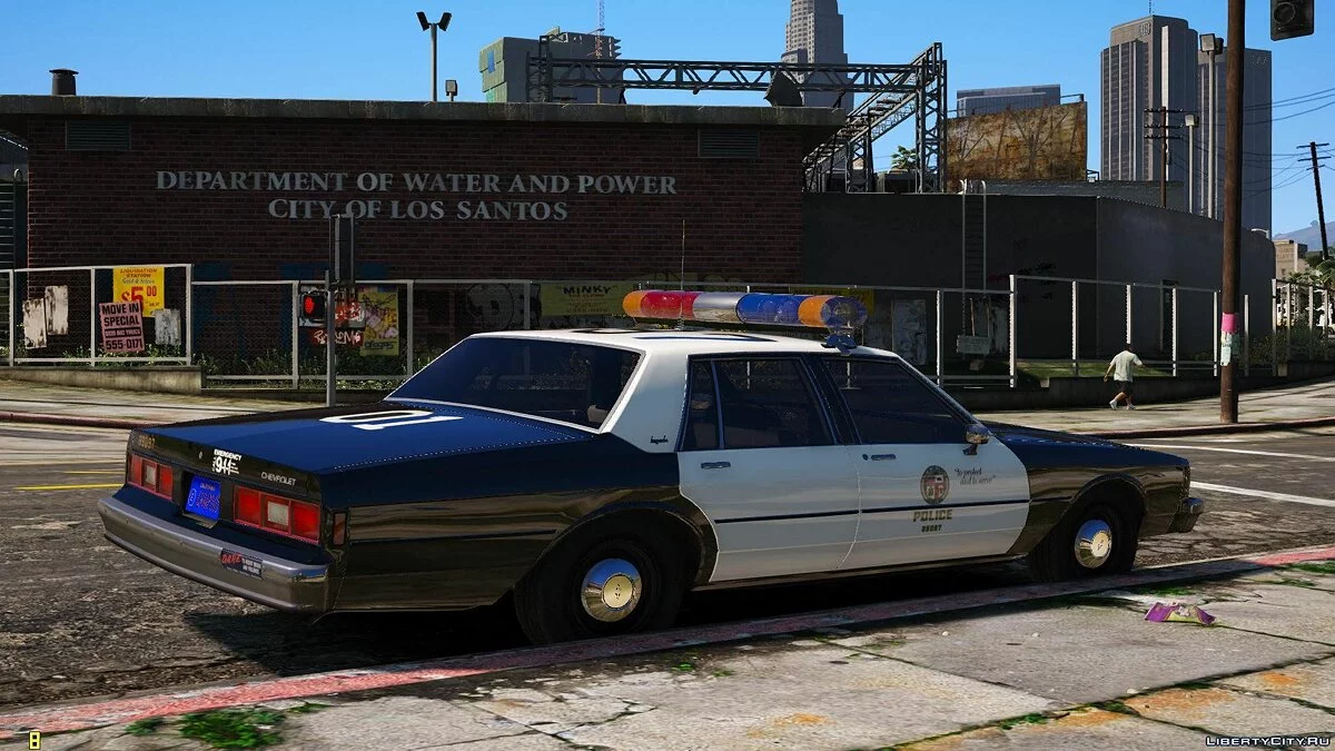 [ELS] 1985 Chevrolet Impala 9C1 - Los Angeles Police Department 1.0 / GTA 5