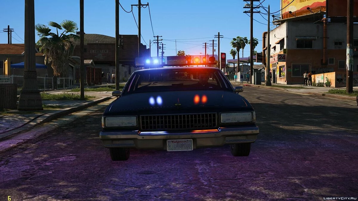[ELS] Chevrolet Caprice 9C1 1990 - Departamento de Polícia de Los Angeles 1.1 / GTA 5