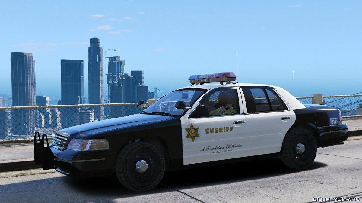 [ELS] Ford Crown Victoria P71 1998 - Departamento del Sheriff de Los Ángeles 1.0 / GTA 5
