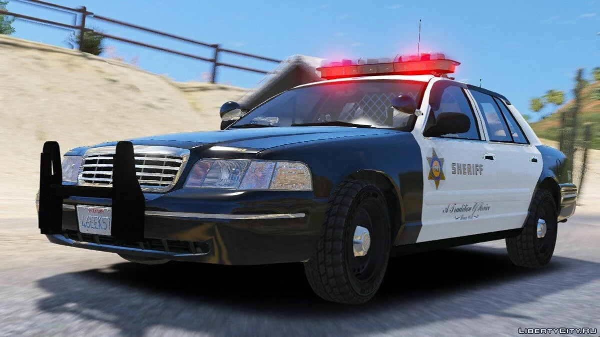 [ELS] Ford Crown Victoria P71 1998 - Departamento del Sheriff de Los Ángeles 1.0 / GTA 5