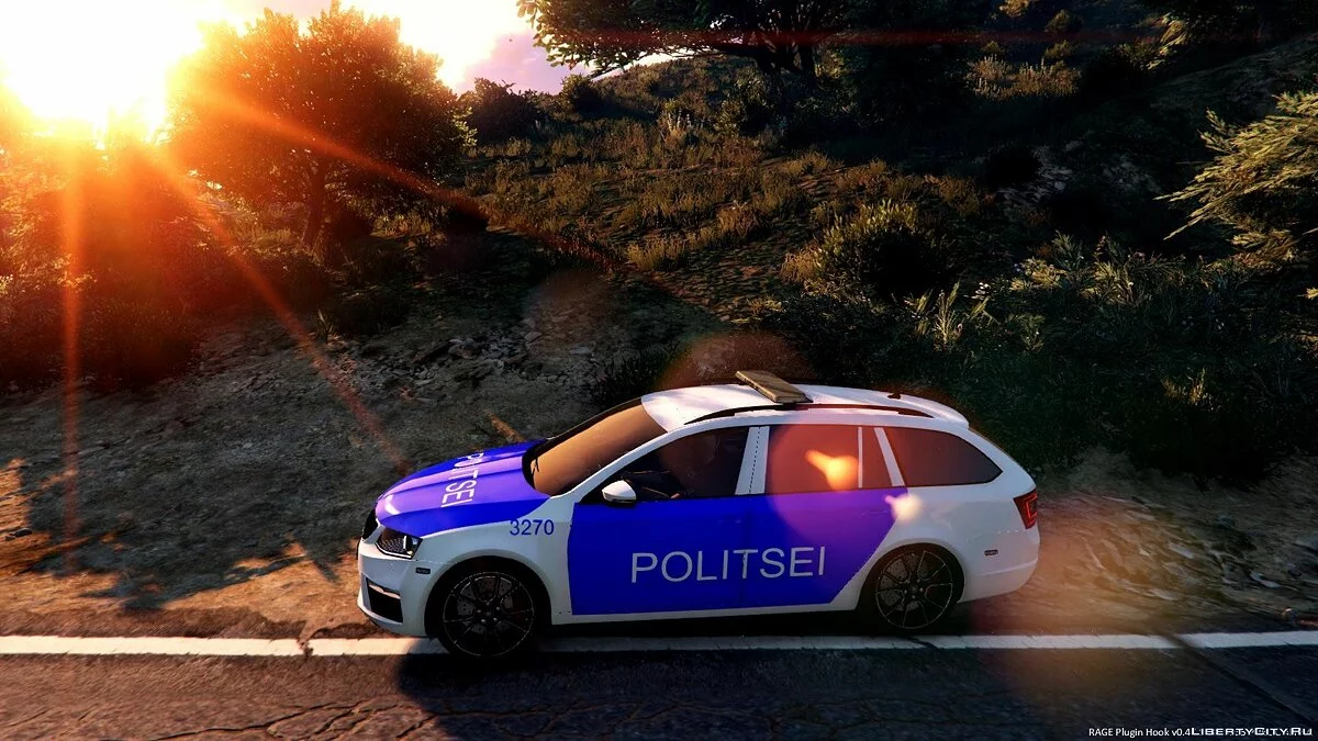 Естонська поліція Skoda Octavia VRS Estate / GTA 5