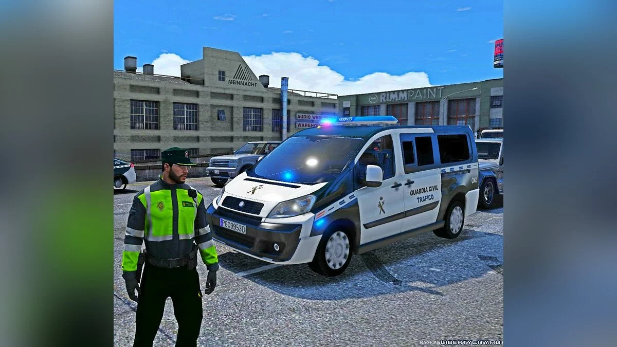 Fiat Scudo Guardia Civil De Tráfico (ELS) 1.0 / GTA 5