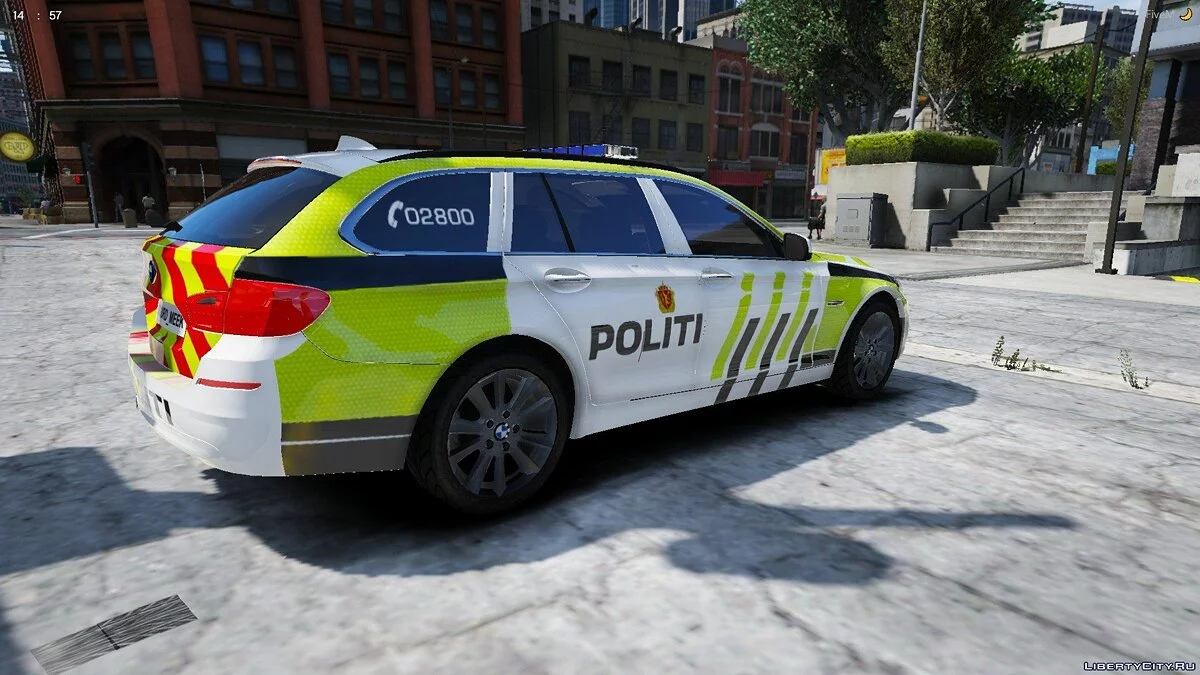 Voiture de police BMW 530d norvégienne // Voiture de police BMW 530d norvégienne 1.0 / GTA 5
