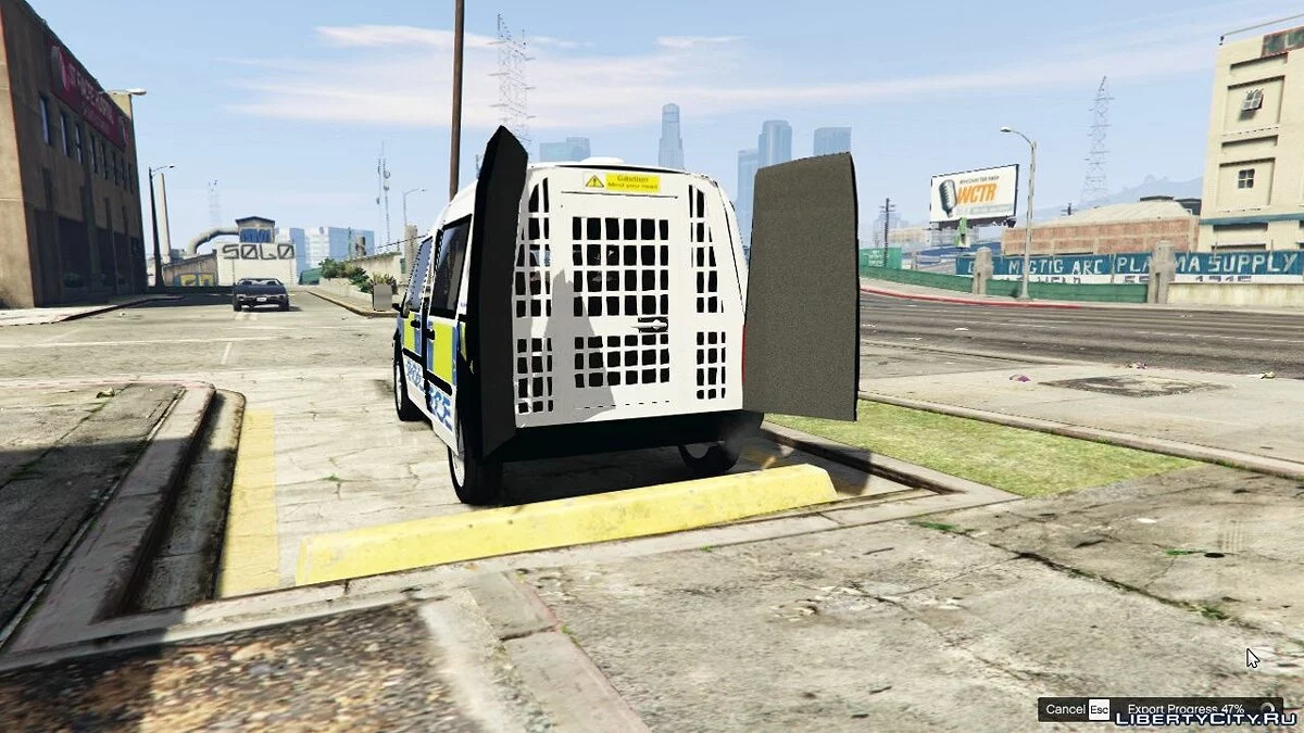 Police Ford Connect 5 Door Van ELS GMP 1.00 / GTA 5
