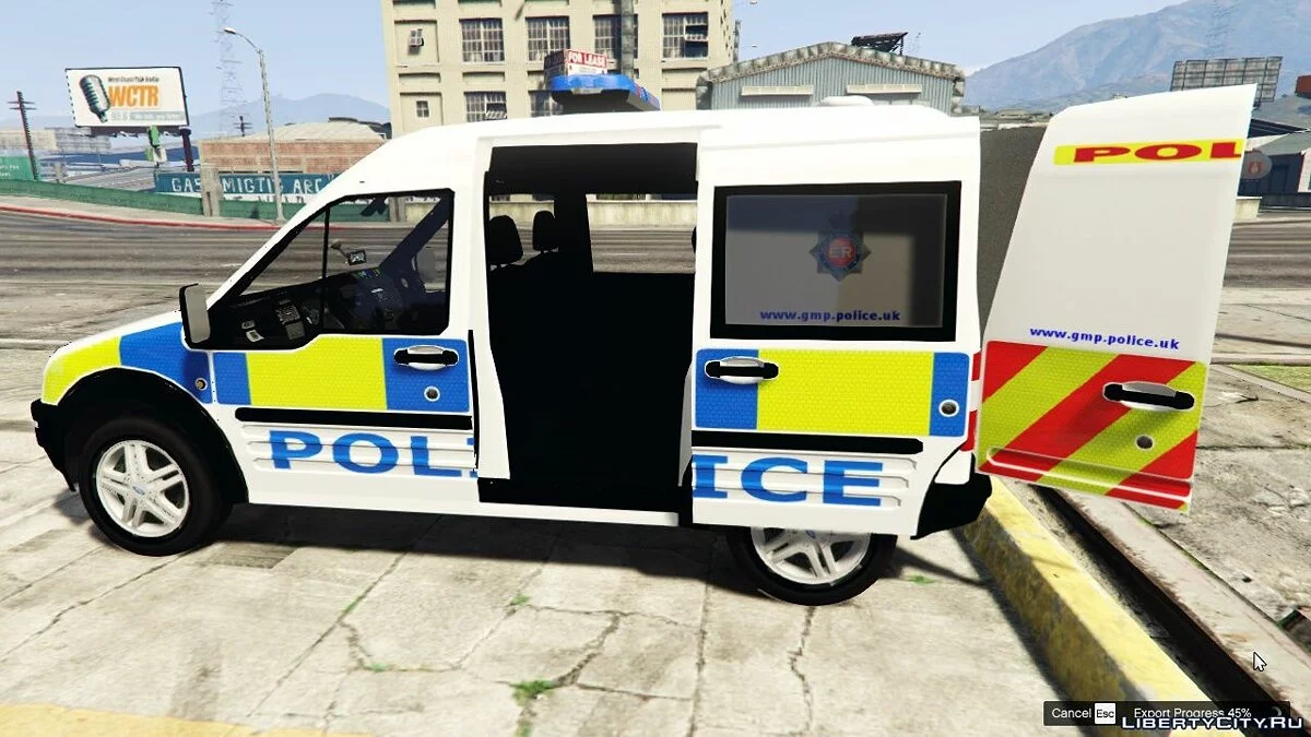 Police Ford Connect 5 Door Van ELS GMP 1.00 / GTA 5