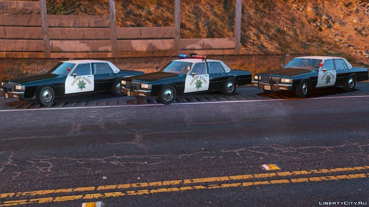 [ELS] Chevy Caprice 9C1 de 1990 - Patrulla de Carreteras de California / GTA 5