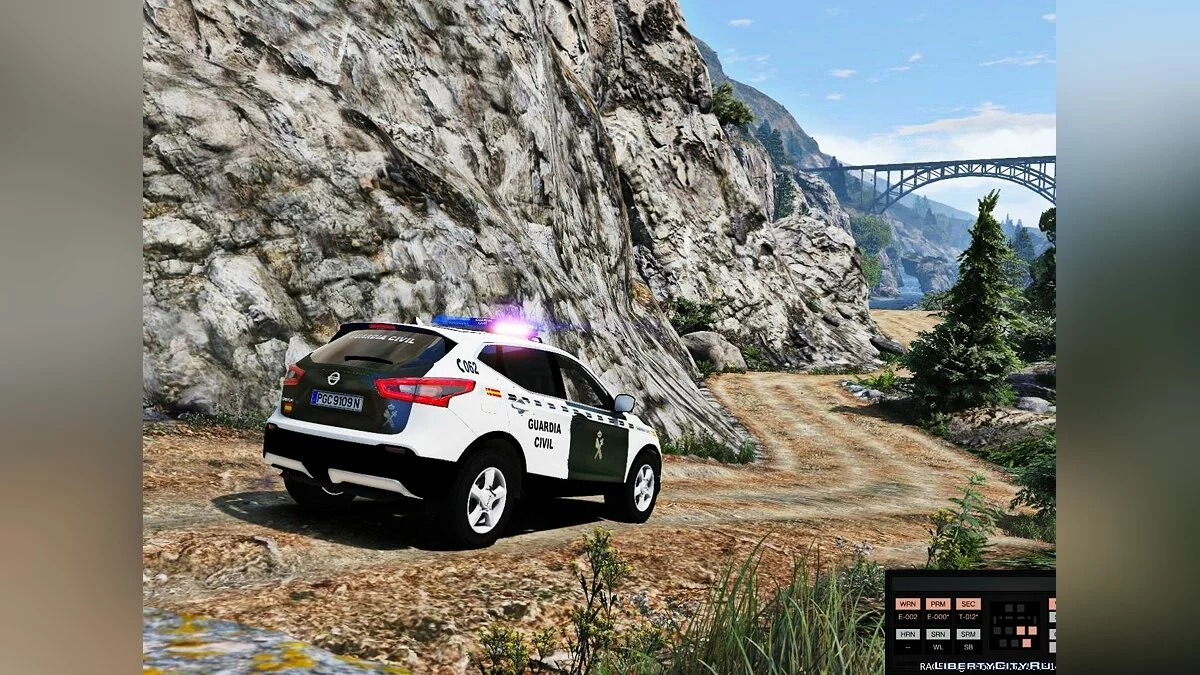 Nissan Qasqhai 17 Guardia civil y CNP (ELS) 1.0 / GTA 5