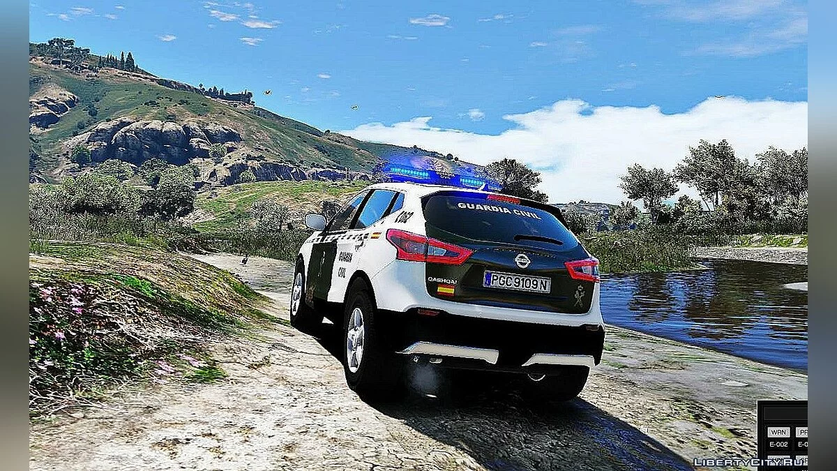 Nissan Qasqhai 17 Guardia civil y CNP (ELS) 1.0 / GTA 5