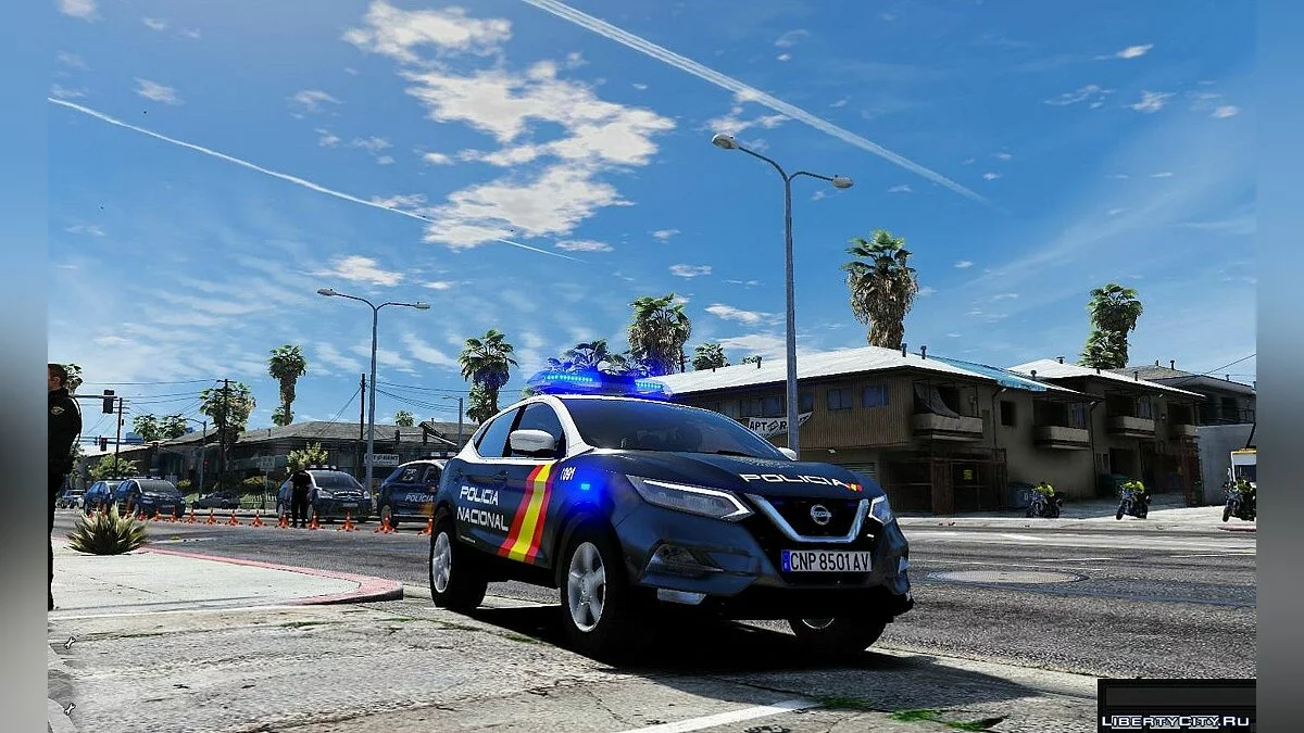 Nissan Qasqhai 17 Guardia civil y CNP (ELS) 1.0 / GTA 5