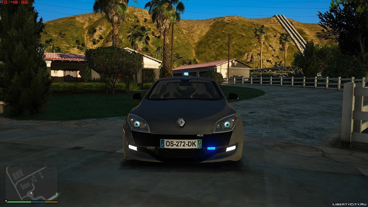 Renault mégane RS polisi Prancis tanpa tanda [noELS-ELS] 1.0 / GTA 5