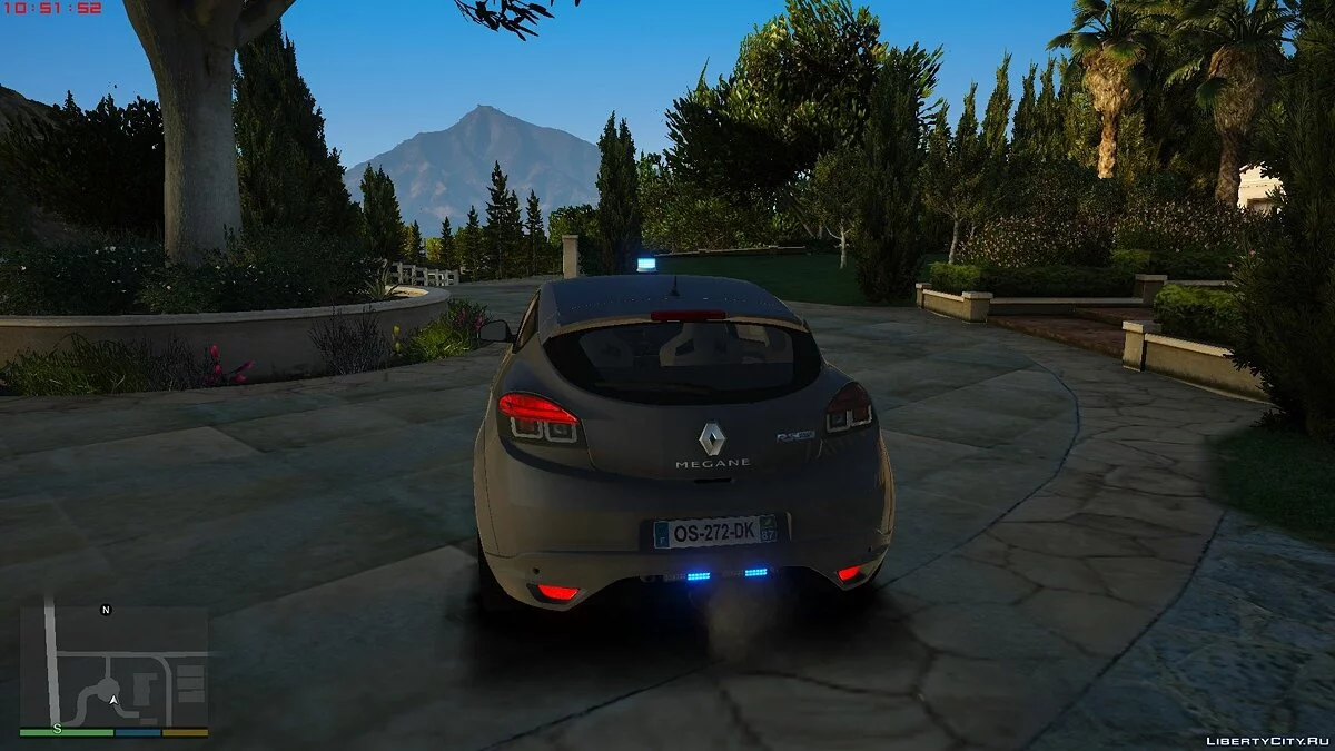 Renault mégane RS polisi Prancis tanpa tanda [noELS-ELS] 1.0 / GTA 5