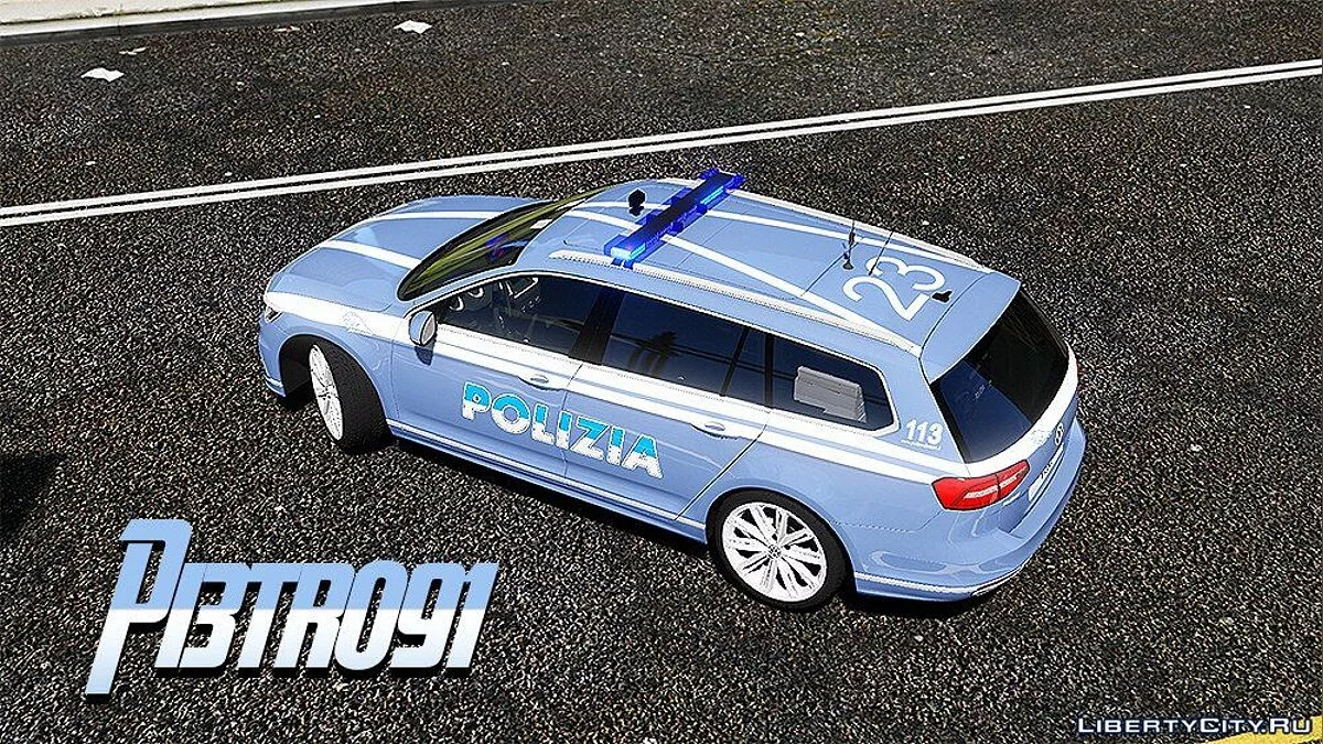 2015 Volkswagen Passat - Italian Police 1.0 / GTA 5