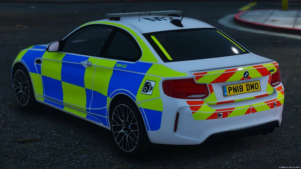 2018 Police BMW M2 Competition [Remplacer | ELS] V1 / GTA 5