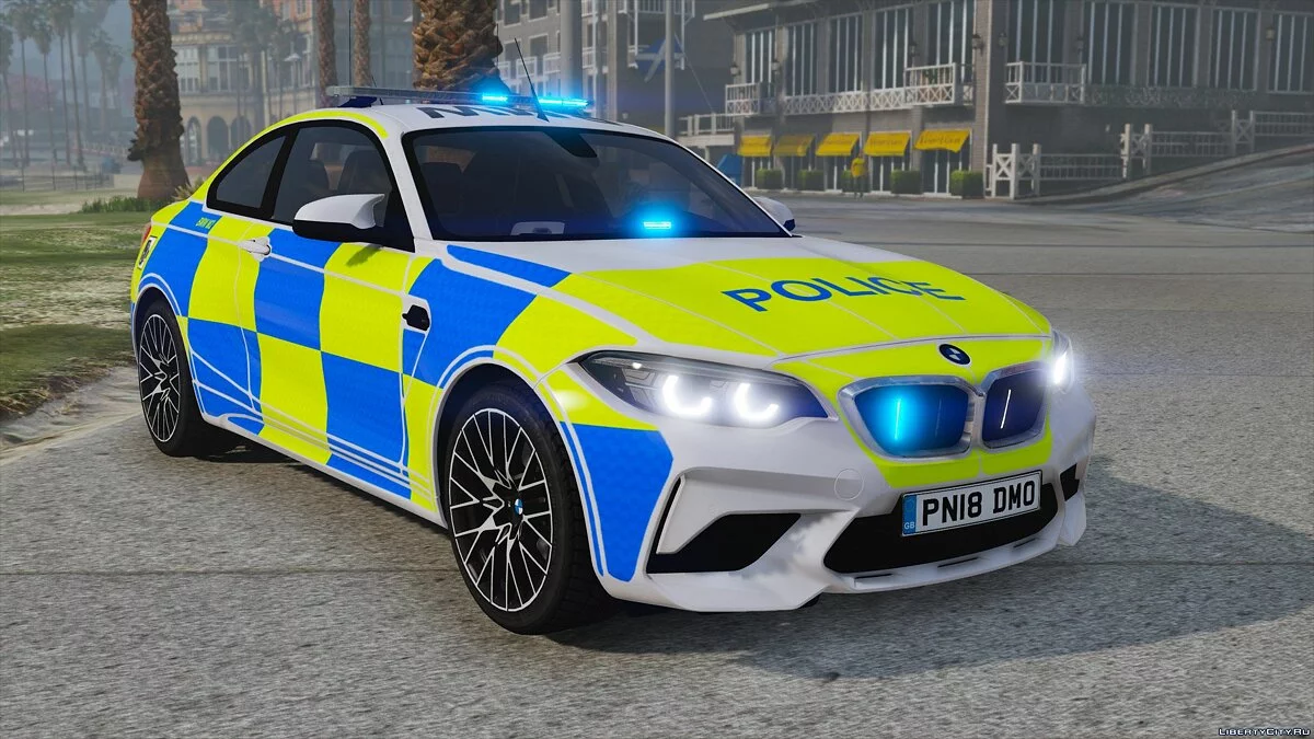 2018 Police BMW M2 Competition [Remplacer | ELS] V1 / GTA 5