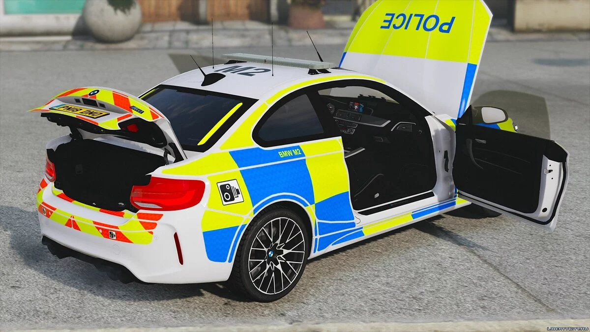 2018 Police BMW M2 Competition [Remplacer | ELS] V1 / GTA 5