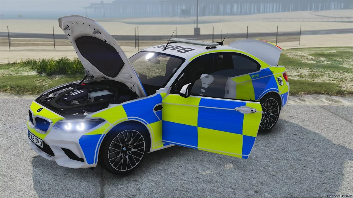 2018 Police BMW M2 Competition [Remplacer | ELS] V1 / GTA 5