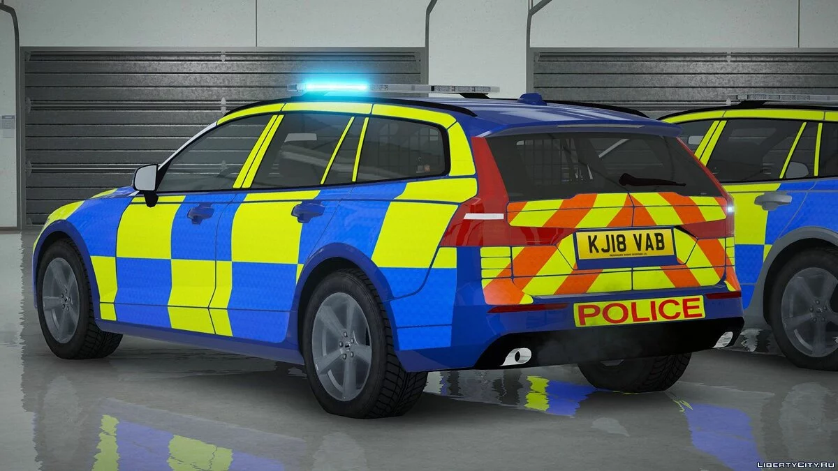 2019 Volvo V60 Police Demo Pack 1.0 / GTA 5