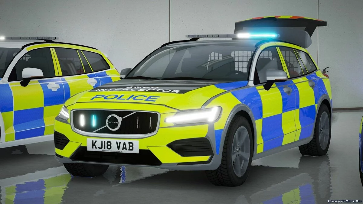 2019 Volvo V60 Police Demo Pack 1.0 / GTA 5