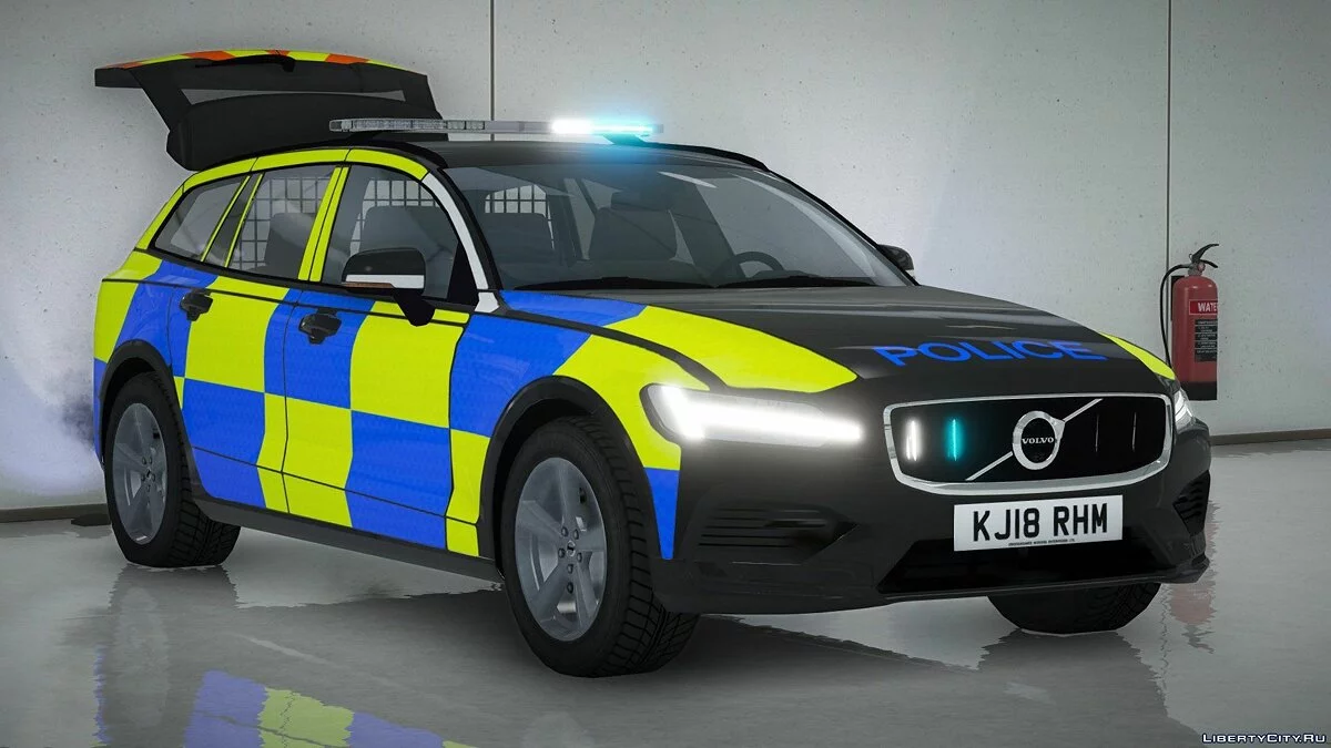 2019 Volvo V60 Police Demo Pack 1.0 / GTA 5