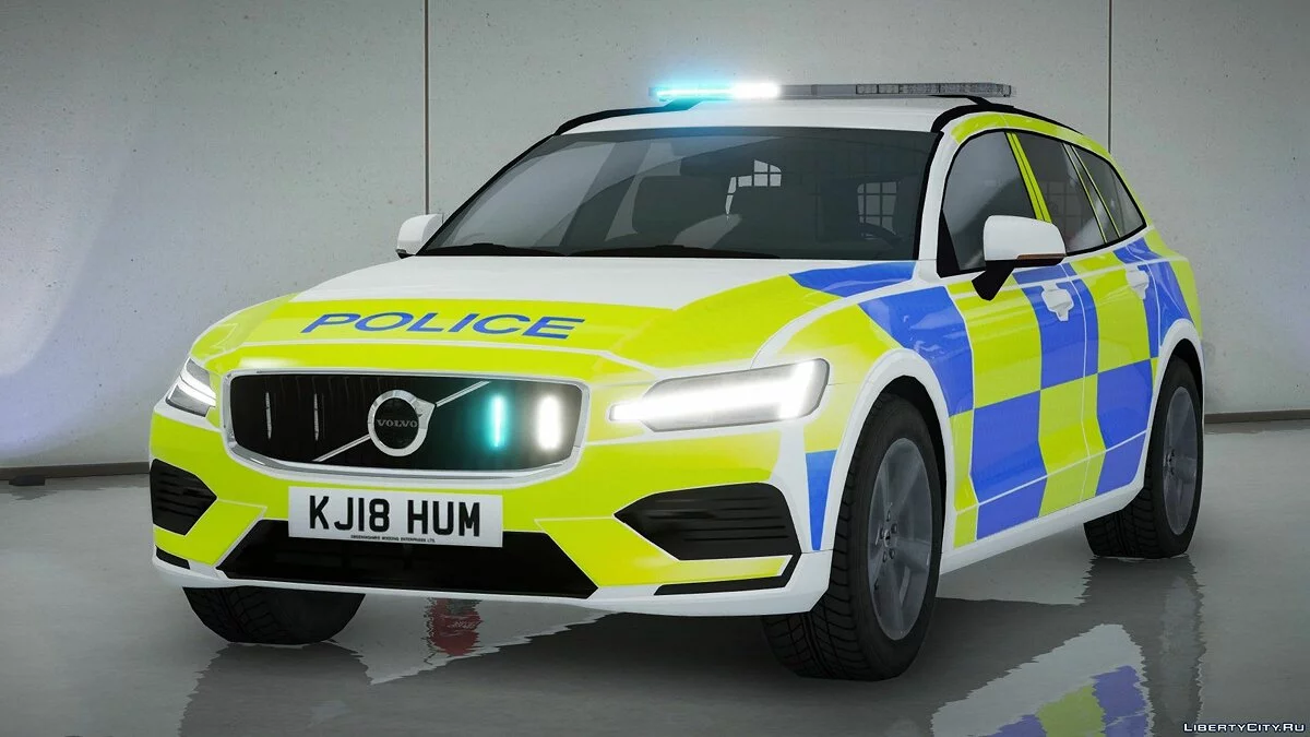 2019 Volvo V60 Police Demo Pack 1.0 / GTA 5