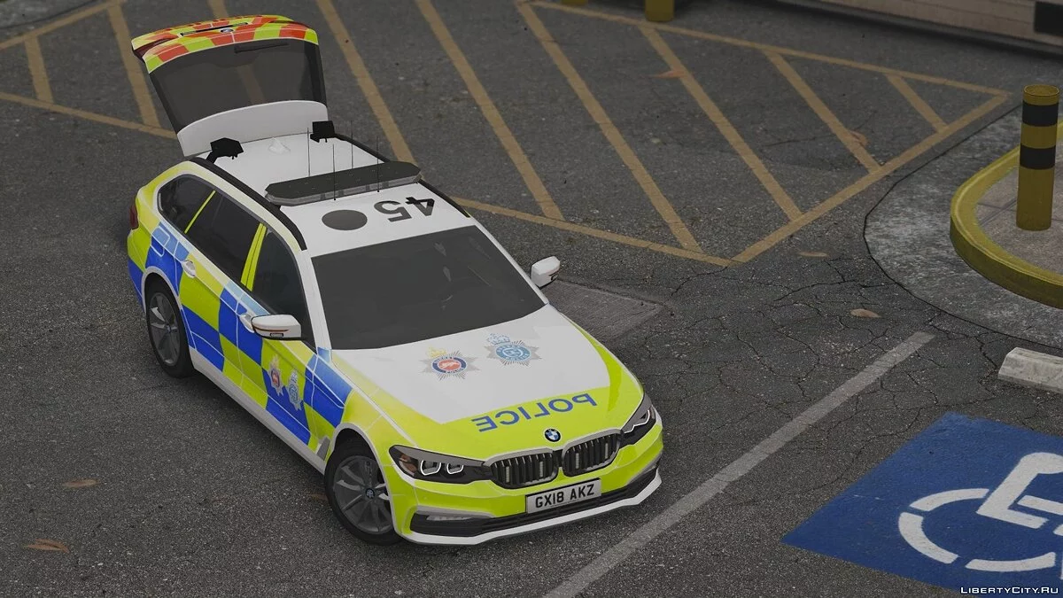 BMW Série 5 Touring da Polícia de Surrey/Sussex 2018 [ELS] 1.0 / GTA 5
