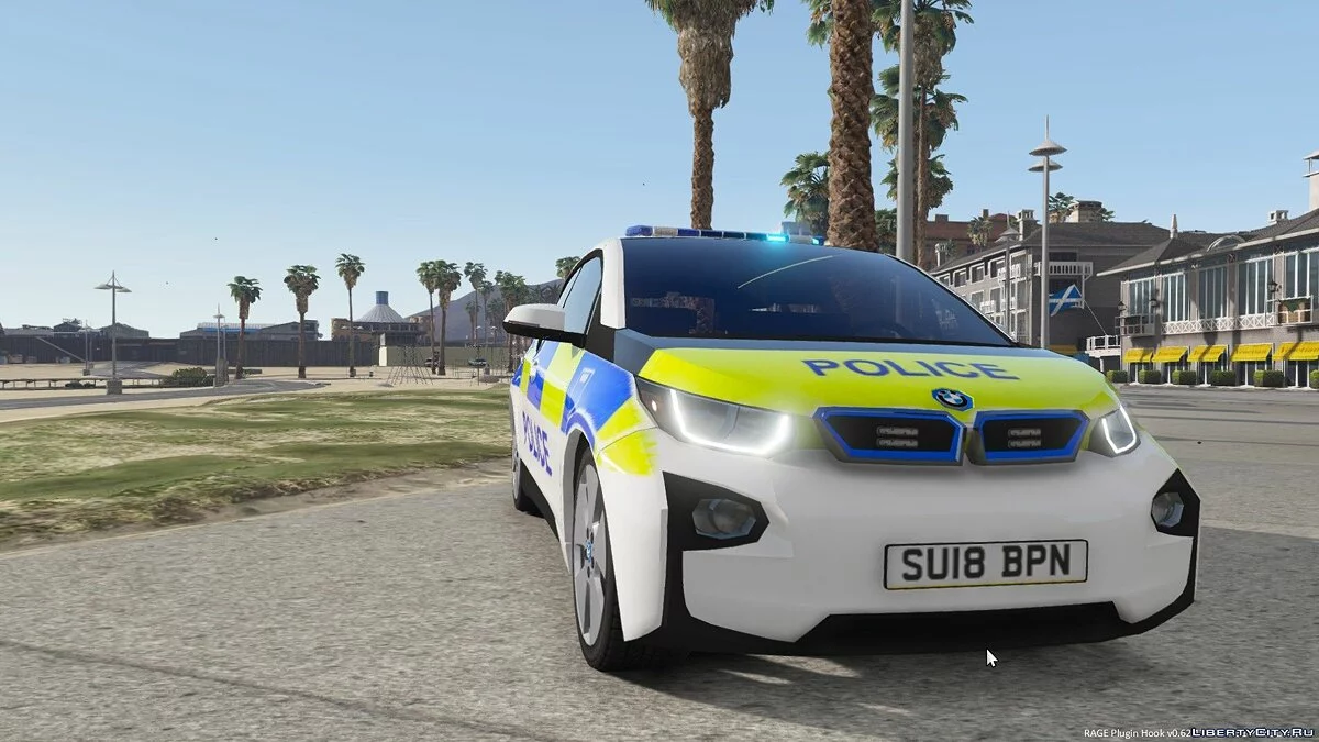 BMW I3 标记通用警车 1.0.0 / GTA 5
