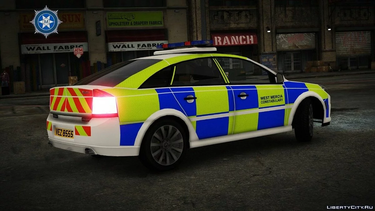 2008 Polisi West Mercia Vauxhall Vectra Sedan [ELS] V1.0 / GTA 5