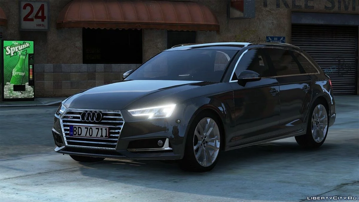 2017 Audi S4 Avant - Policía Danesa Sin Marcas - [ELS/OIV/Replace] / GTA 5