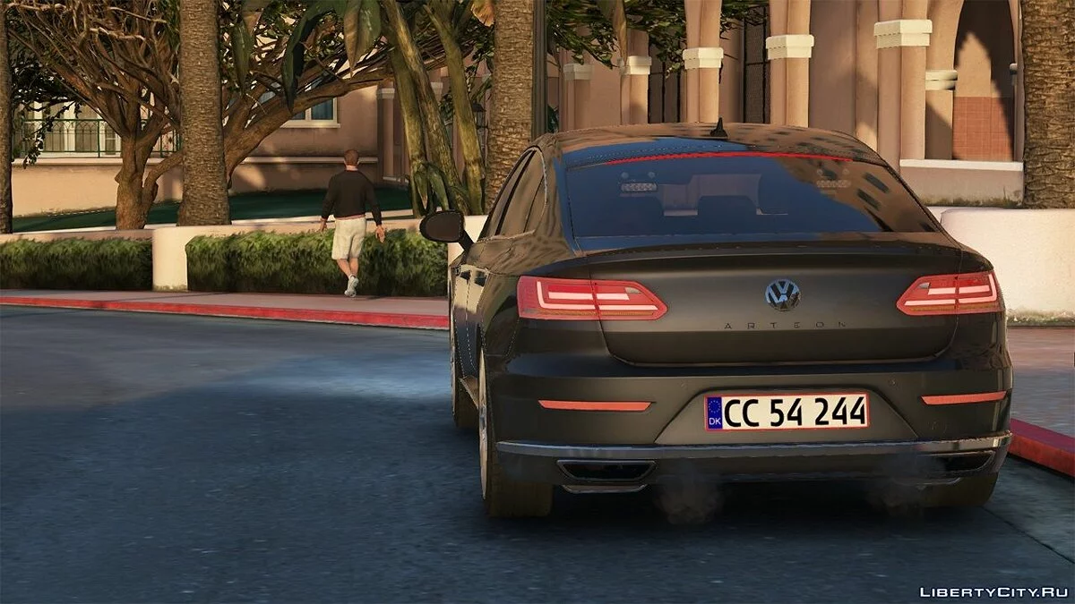 2018 Volkswagen Arteon - Dänische Polizei Unmarkiert - [ELS/OIV/Replace] 1.0 / GTA 5