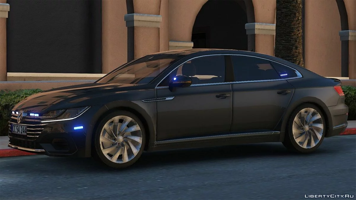 2018 Volkswagen Arteon - Dänische Polizei Unmarkiert - [ELS/OIV/Replace] 1.0 / GTA 5