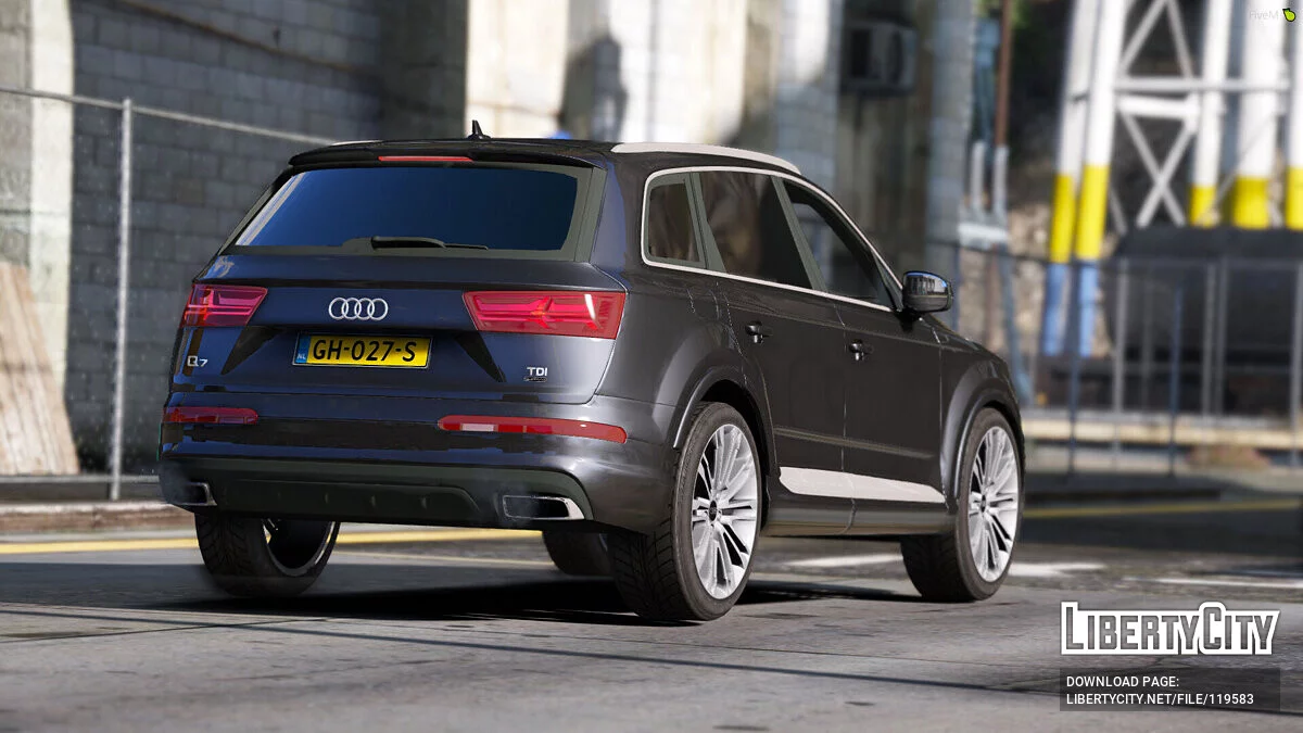 奥迪Q7警察/未标记[ELS][附加/替换] 2.1 / GTA 5