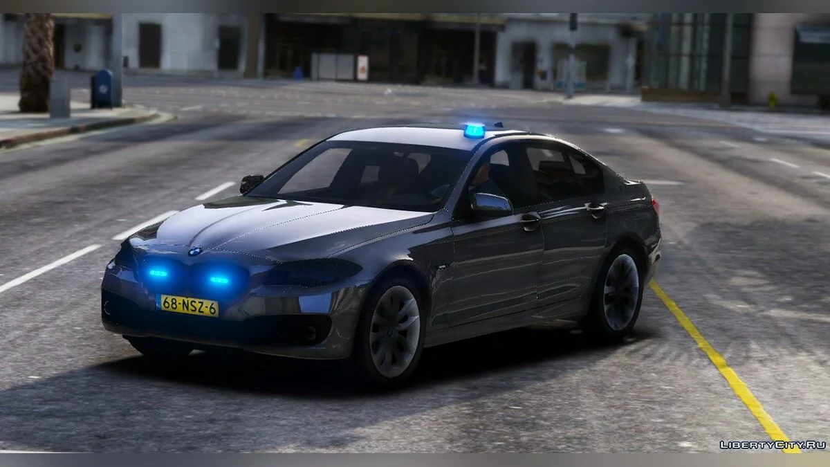 BMW 530D F10 Polícia / Polícia Não Marcada [ELS | Substituir] 1.0 / GTA 5