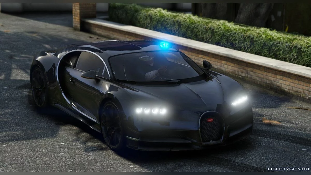 Bugatti Chiron Police / Unmarked Police [ELS | Replace] 1.0 / GTA 5