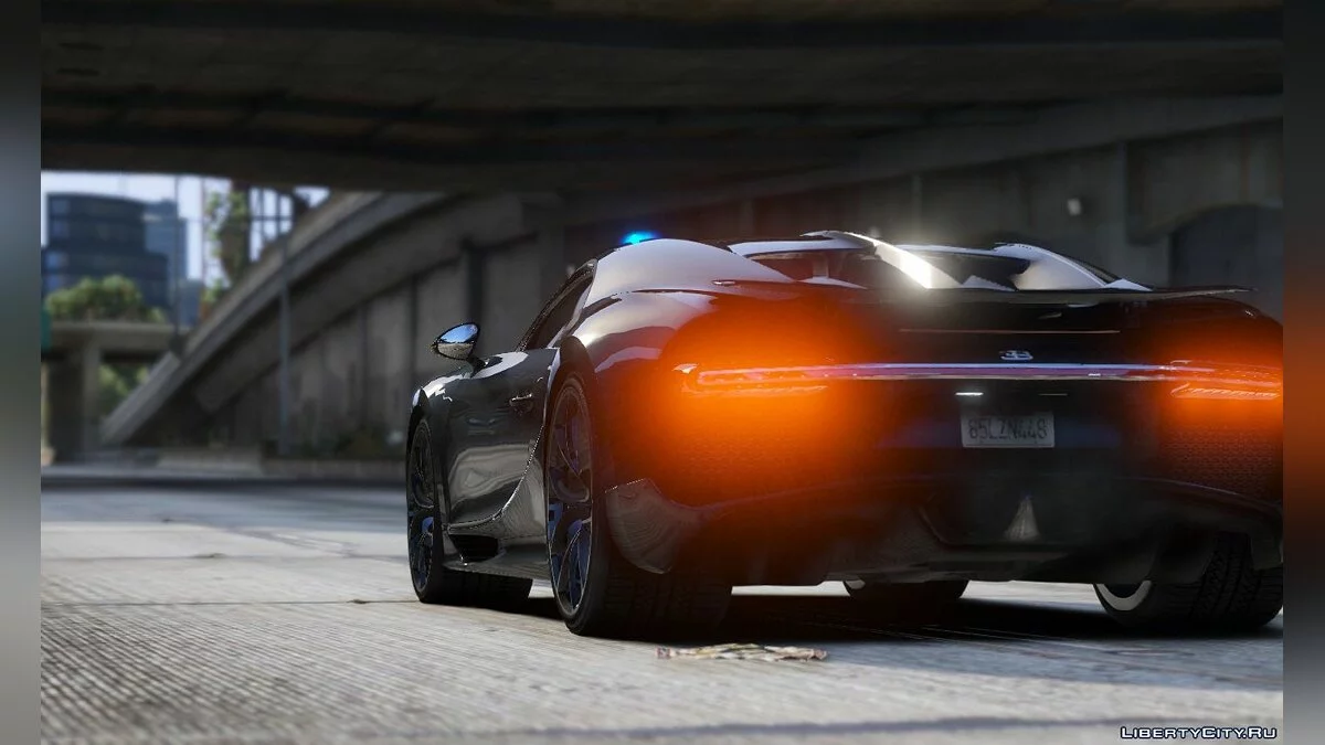 Bugatti Chiron Police / Unmarked Police [ELS | Replace] 1.0 / GTA 5