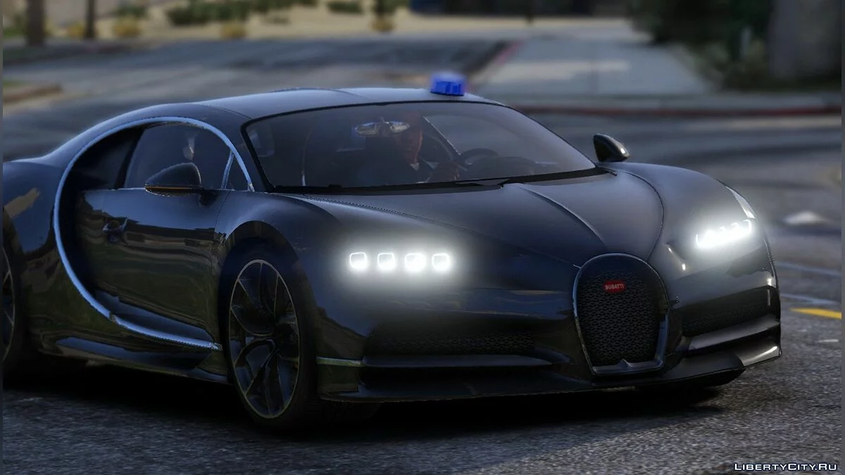Bugatti Chiron Police / Unmarked Police [ELS | Replace] 1.0 / GTA 5