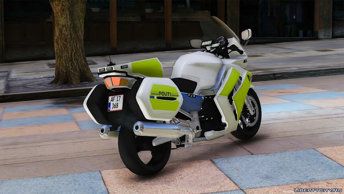 Yamaha FJR1300 2009 - Marqué/Non Marqué - Police Danoise - [OIV/Remplacer/ELS] 1.0 / GTA 5
