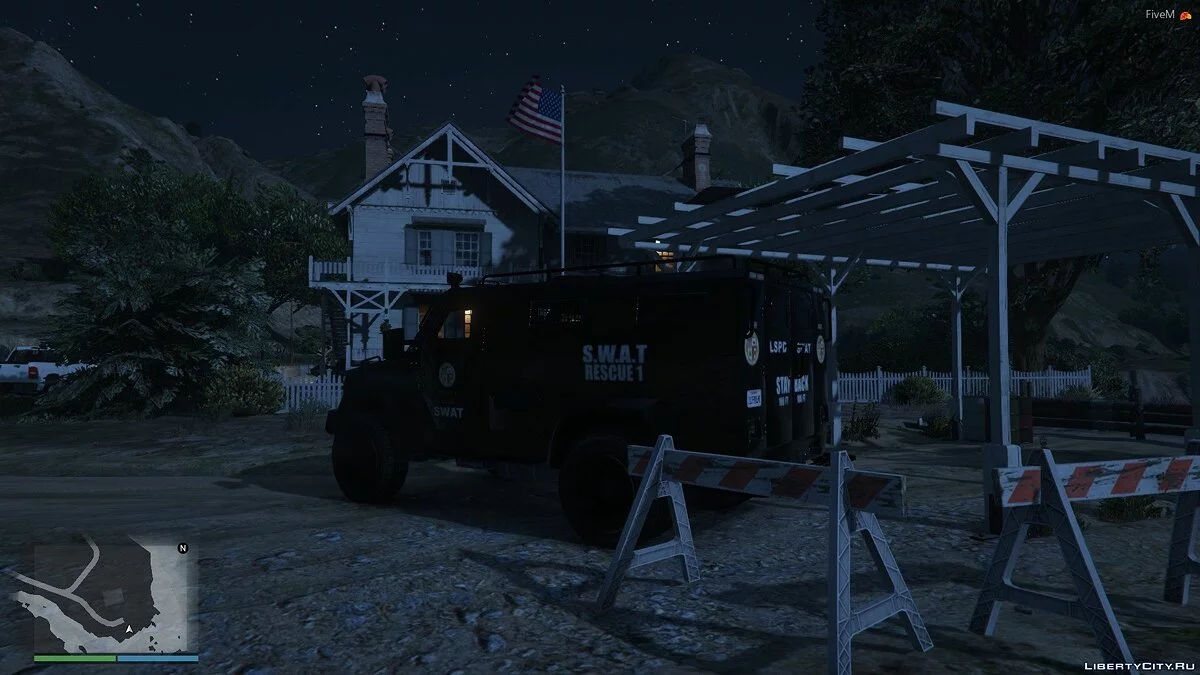Lenco Bearcat (SWAT) [Add-on/Non-ELS/Luzes Azuis] / GTA 5