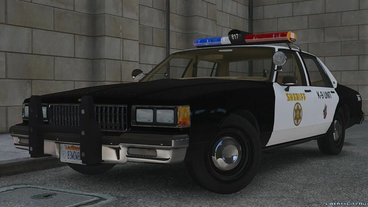 1986 Chevy Caprice 9C1 - Los Angeles County Sheriff's Dept. / GTA 5
