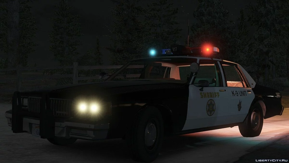 1986 Chevy Caprice 9C1 - Los Angeles County Sheriff's Dept. / GTA 5