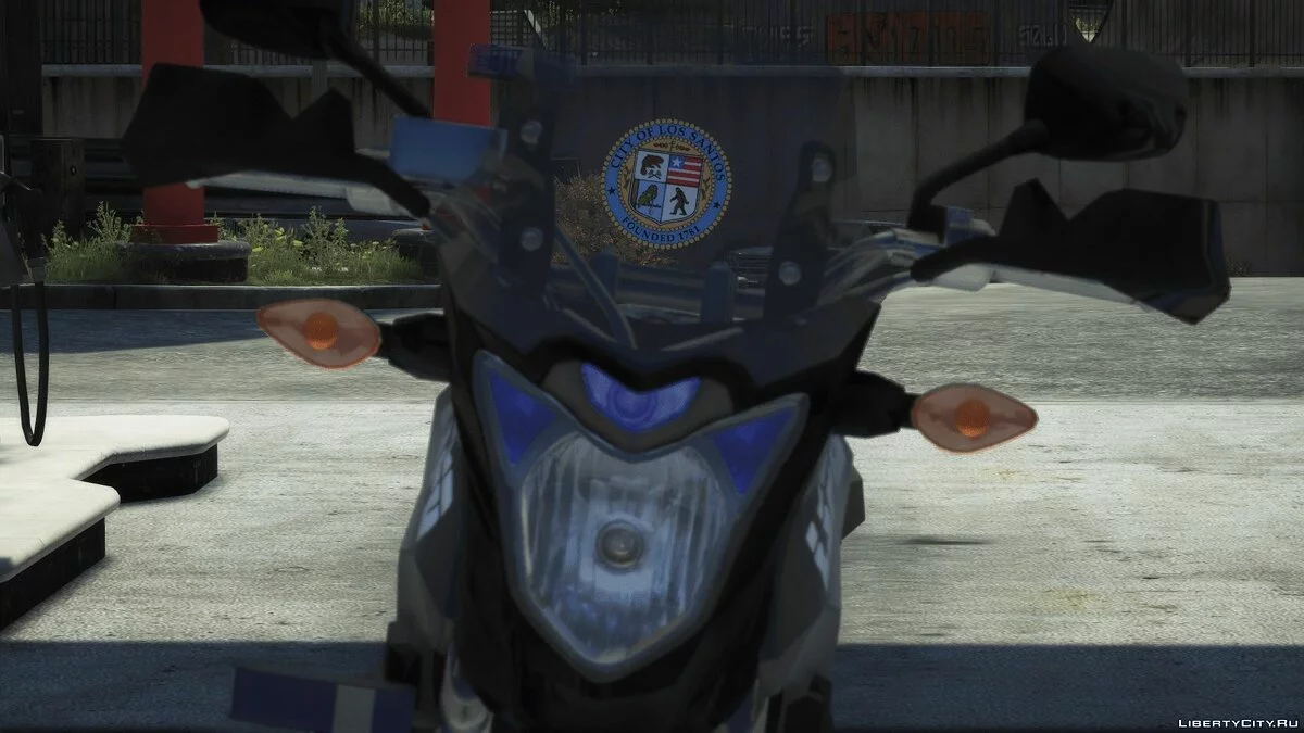 Honda CB500X Police / LSPD [ELS] 1.0 - Fast police motorcycle / GTA 5