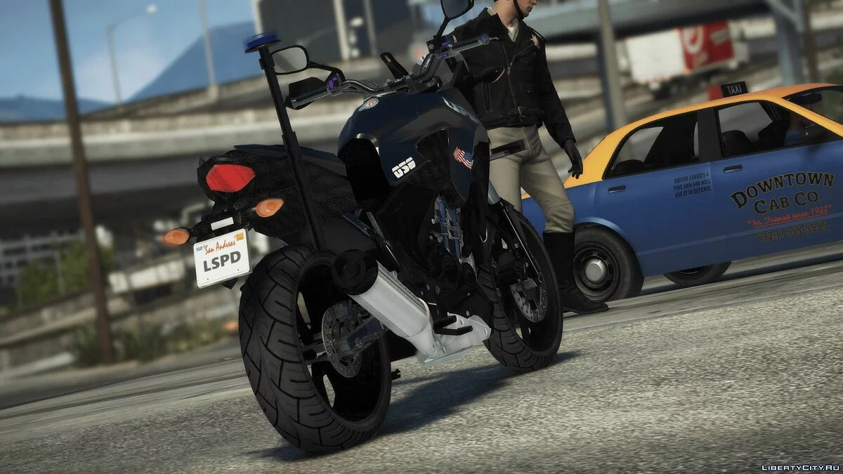 Honda CB500X Police / LSPD [ELS] 1.0 - Fast police motorcycle / GTA 5