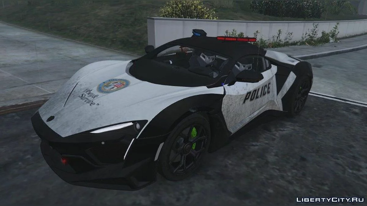 WMotors Fenyr Supersport (Police) [Add-On] 1.1 / GTA 5