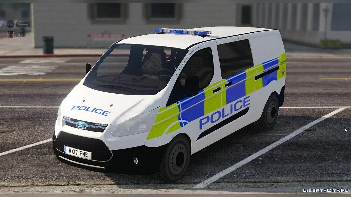 2017 Avon and Somerset Police Ford Transit Custom 1.0 / GTA 5