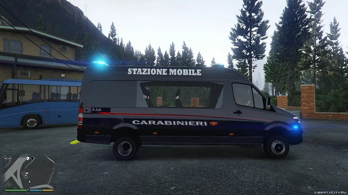 梅赛德斯-奔驰斯宾特 - 移动警察站 1.0 / GTA 5