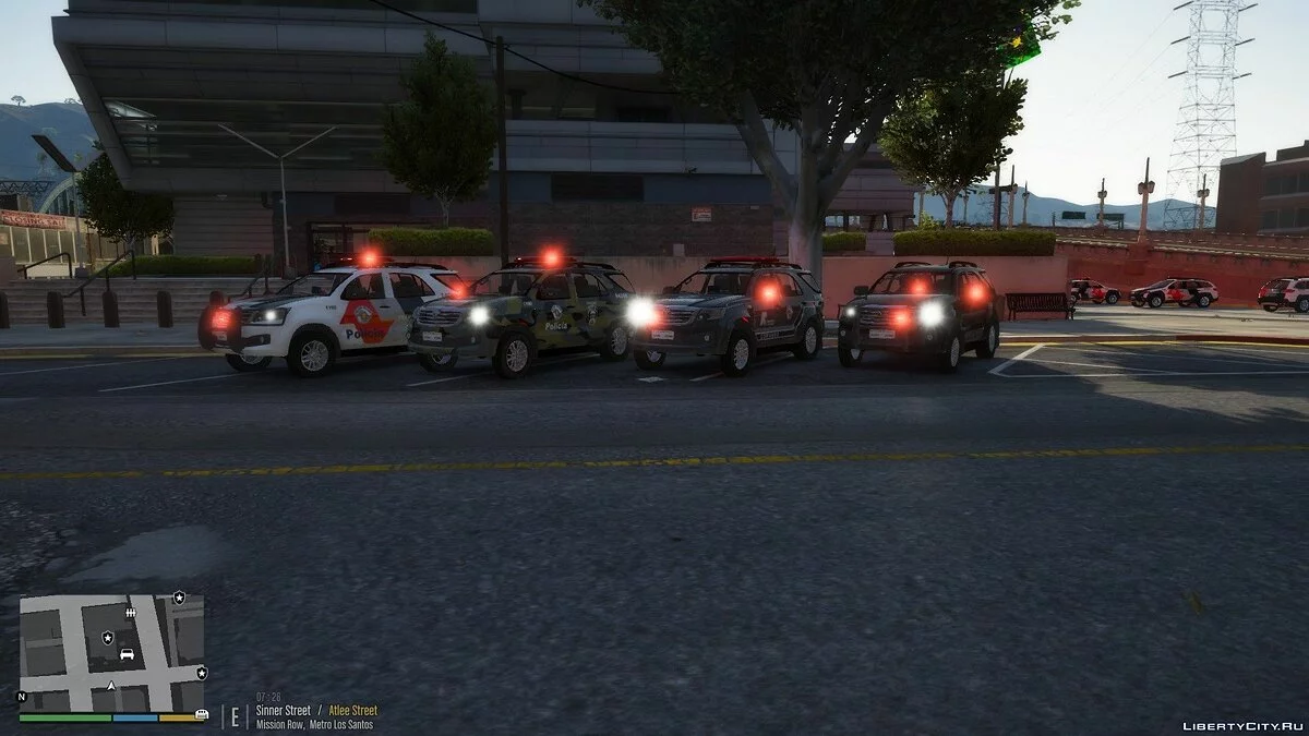 Jeep de police Toyota Hilux SW4 Désidentifiée (Non marquée) [ELS][DIALS] 1.1 / GTA 5