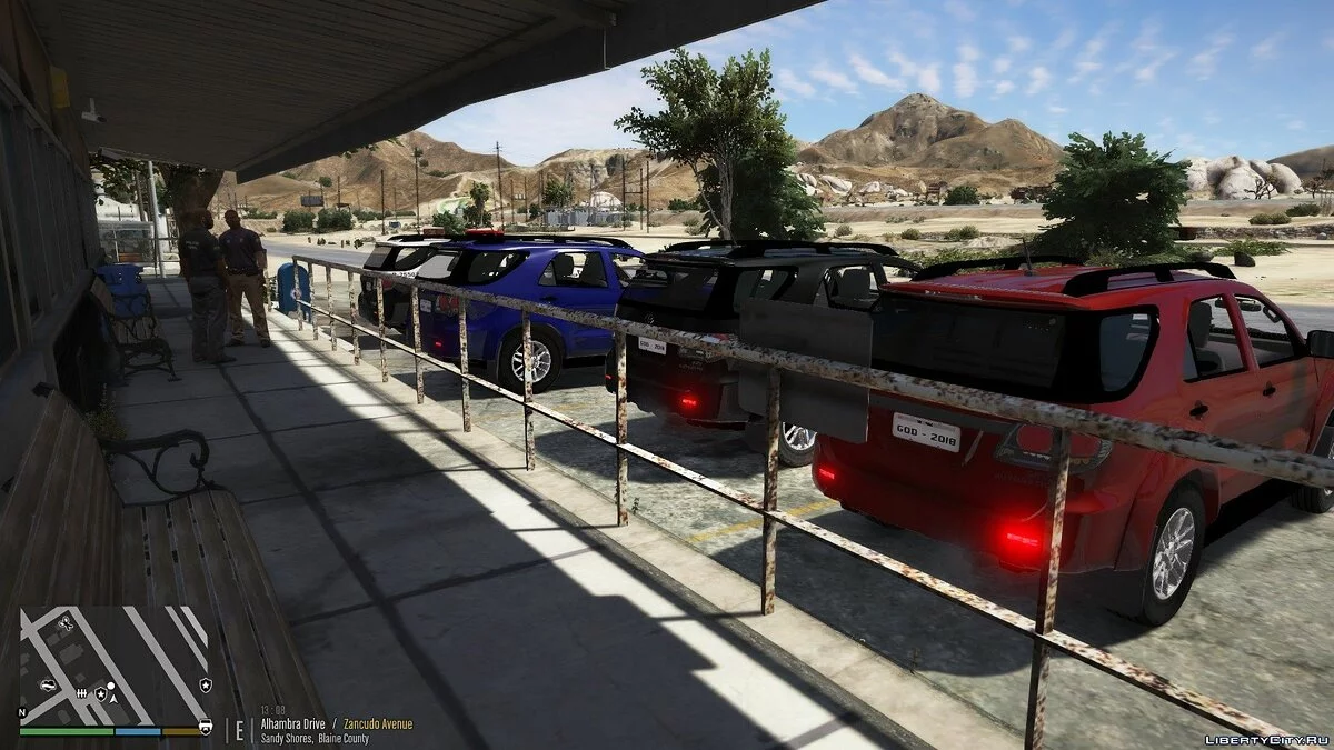 Jeep de police Toyota Hilux SW4 Désidentifiée (Non marquée) [ELS][DIALS] 1.1 / GTA 5