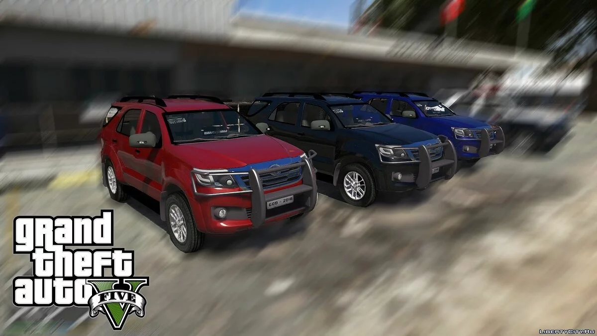 Jeep de police Toyota Hilux SW4 Désidentifiée (Non marquée) [ELS][DIALS] 1.1 / GTA 5