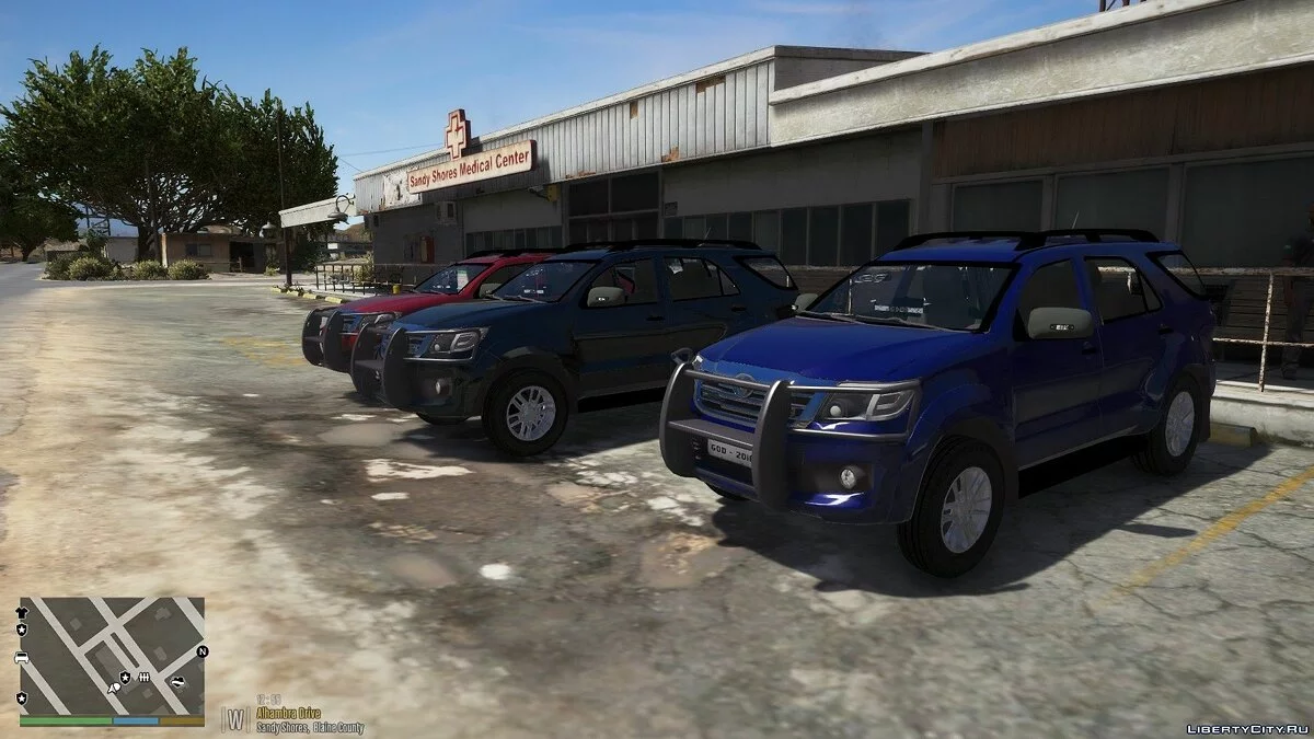 Jeep de police Toyota Hilux SW4 Désidentifiée (Non marquée) [ELS][DIALS] 1.1 / GTA 5