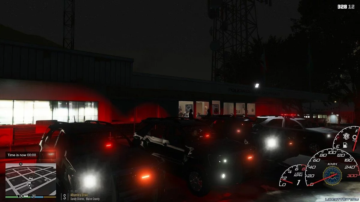 Jeep de police Toyota Hilux SW4 Désidentifiée (Non marquée) [ELS][DIALS] 1.1 / GTA 5