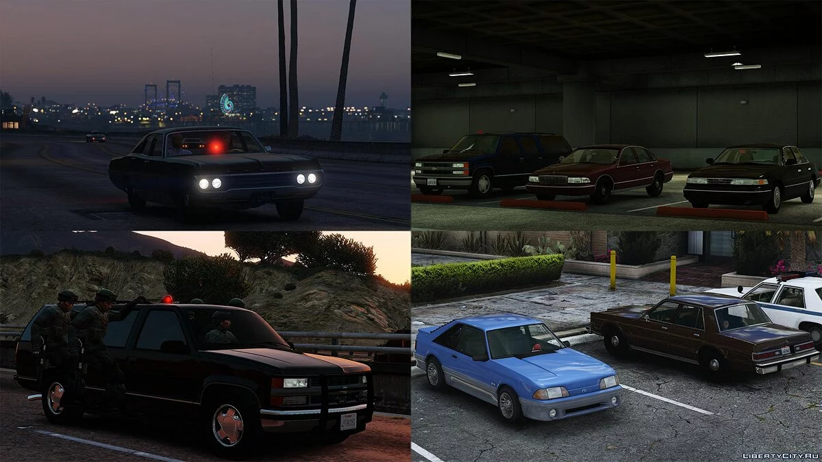 Retro Emergency Vehicles Pack 1.3.0 / GTA 5